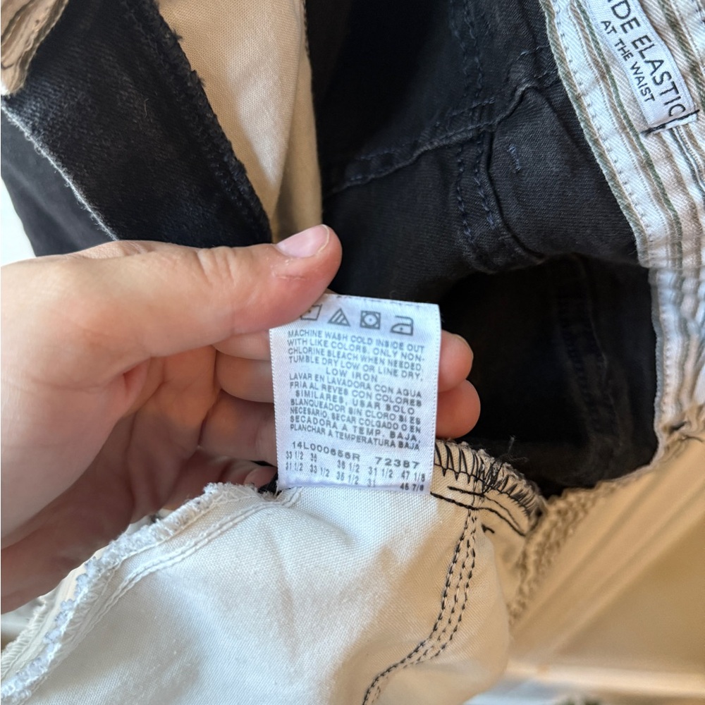 Vintage Women’s Lee Charcoal Denim Pants, Mid Rise, size 16 medium - Picture 10 of 10
